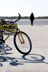 cyclist on the road