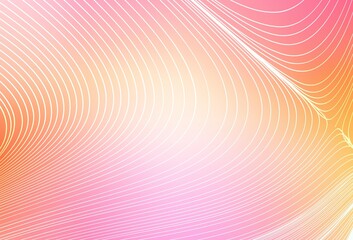 Light Pink, Yellow vector template with lines.