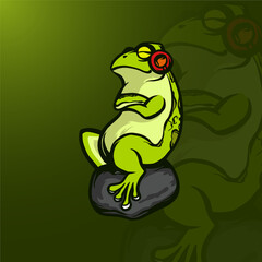 Frog Mascot Illustration