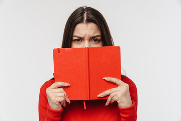 Portrait of a pretty young brunette woman