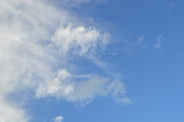 blue sky with clouds