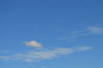 blue sky with clouds