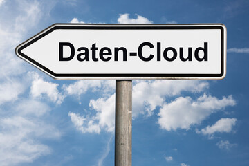 Obraz premium Daten-Cloud