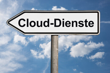 Obraz premium Cloud-Dienste