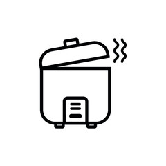 illustration of rice cooker