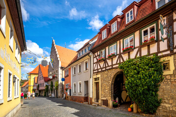 Fototapeta premium Rathaus, Sommerhausen, Deutschland 
