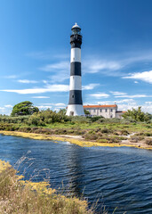 Phare de Faraman en Camargue dans le Sud de la France - 
Farman lighthouse in South of France