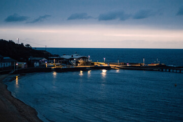 Obraz premium Night Lights of a Pier 2