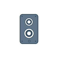stereo speaker icon. vector sound system speakers. music icon. design vector illustration