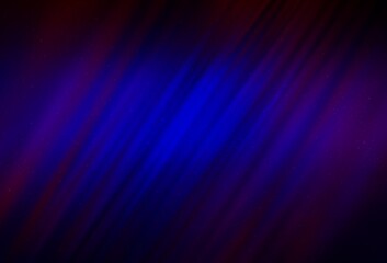 Dark Blue, Red vector layout with cosmic stars. Blurred decorative design in simple style with galaxy stars. Pattern for futuristic ad, booklets.