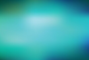 Light Green vector colorful blur background.