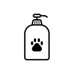 vector illustration of a bottle for pet