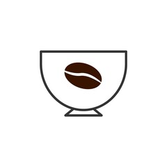 Coffee mug vector design template illustration