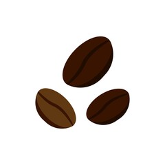 coffee beans vector design template illustration