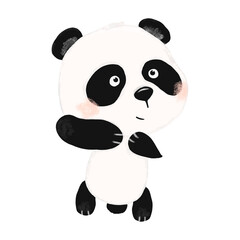 cute little animals, baby animals, coala, giraffe, bear, panda, set, printable on clothing, fabric