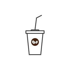 coffee cup vector design template illustration