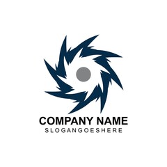 Vortex circle logo and symbols template icons app