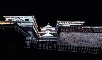 Ancient Matsuyama Castle in Matsuyama, Ehime, Japan