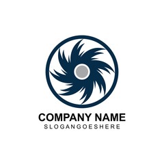 Vortex circle logo and symbols template icons app