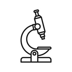 microscope icon. isolated sign symbol