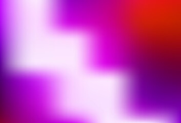 Light Pink, Red vector blurred shine abstract background.