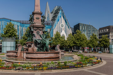 Leipzig Sachsen Augustusplatz
