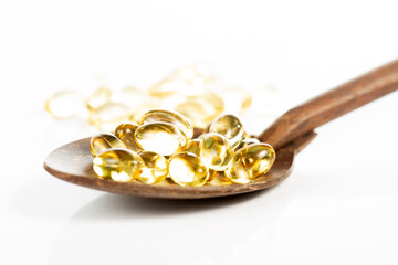 Garlic gel capsules extract