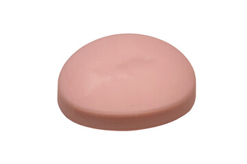 Beauty cream soap bar isolated on the white background