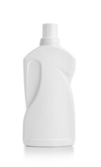 Washing powder in pink plastic bottle