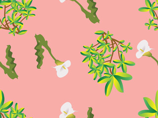 beautiful Seamless floral pattern background image ..