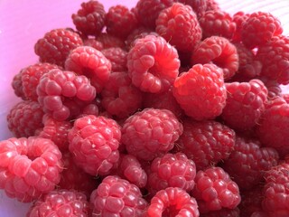 Raspberry close up