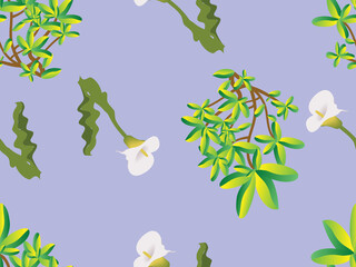 beautiful Seamless floral pattern background image ..