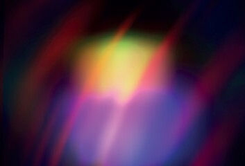 Dark Pink, Yellow vector blurred shine abstract texture.