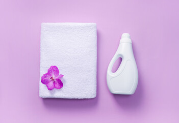 Soft bath towel after washing