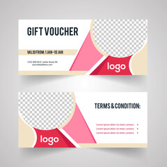 Gift Voucher & Discount Based Web banner template Design.	