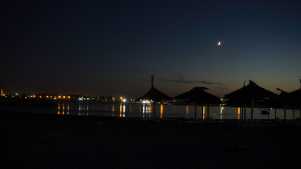 night view of the city