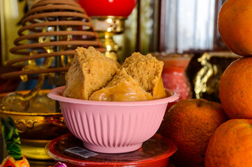Fa-gao or steamed sponge cake