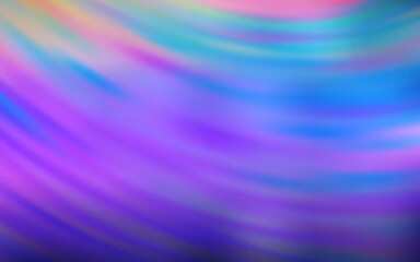 Obraz premium Light Purple vector layout with bent lines. A shining illustration, which consists of curved lines. New composition for your brand book.