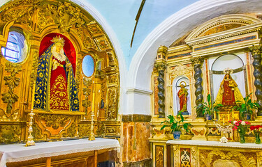 The small chapel of San Juan de Dios church, Cadiz, Spain