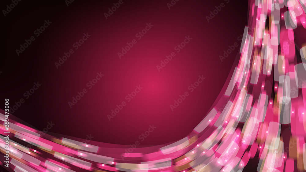 Poster beautiful abstract purple glowing shiny color texture blurred with bokeh effect from circles and lin