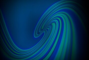 Dark BLUE vector glossy abstract layout. Creative illustration in halftone style with gradient. The best blurred design for your business.