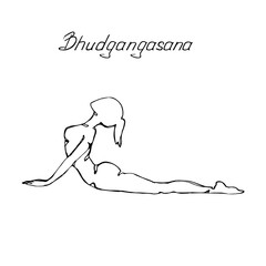 Vector illustration with indoor online physical exercises.