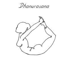 Vector illustration with indoor online physical exercises.