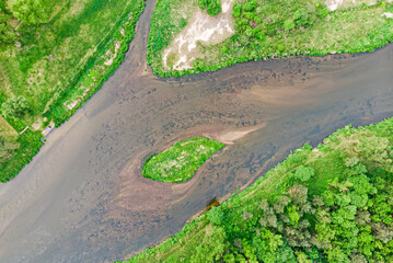 River bed from above. © Tomasz Warszewski