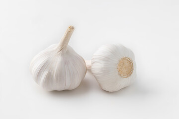 Obraz na płótnie Canvas Garlic isolated on white background.