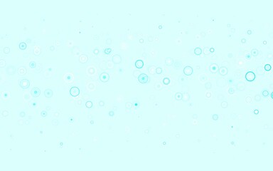 Light Blue, Green vector pattern with spheres.