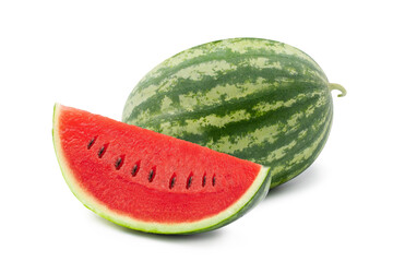 watermelon isolated on white background.