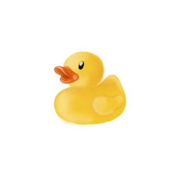 yellow rubber duck toy