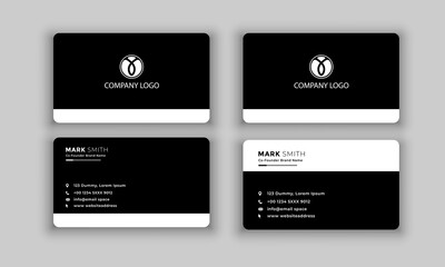 Fototapeta premium Modern Creative and Clean Business Card Template. vector file.