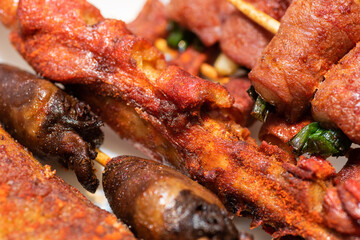 Taiwanese snacks of bbq